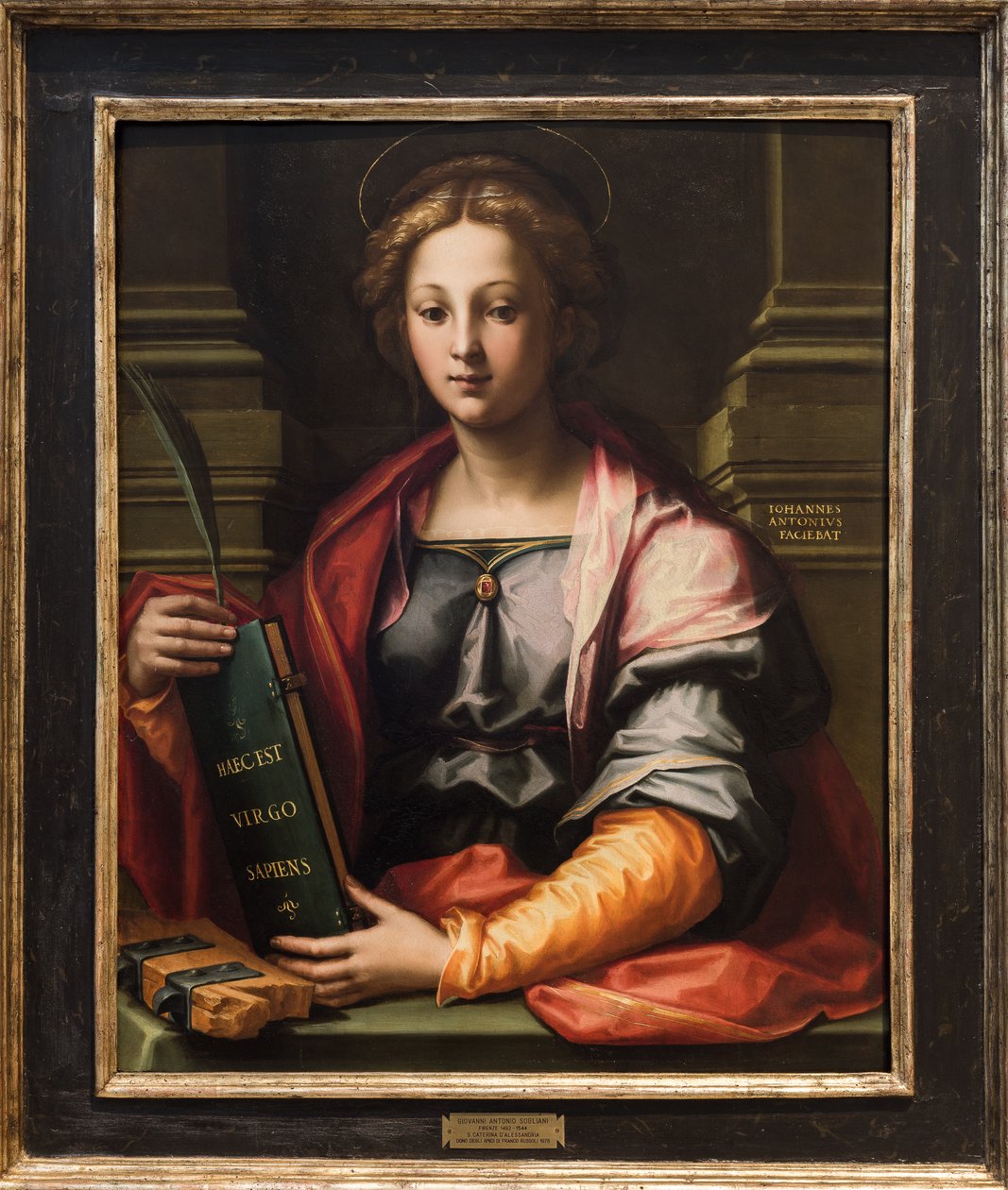 Święta Katarzyna Aleksandryjska autorstwa Giovanni Antonio Sogliani