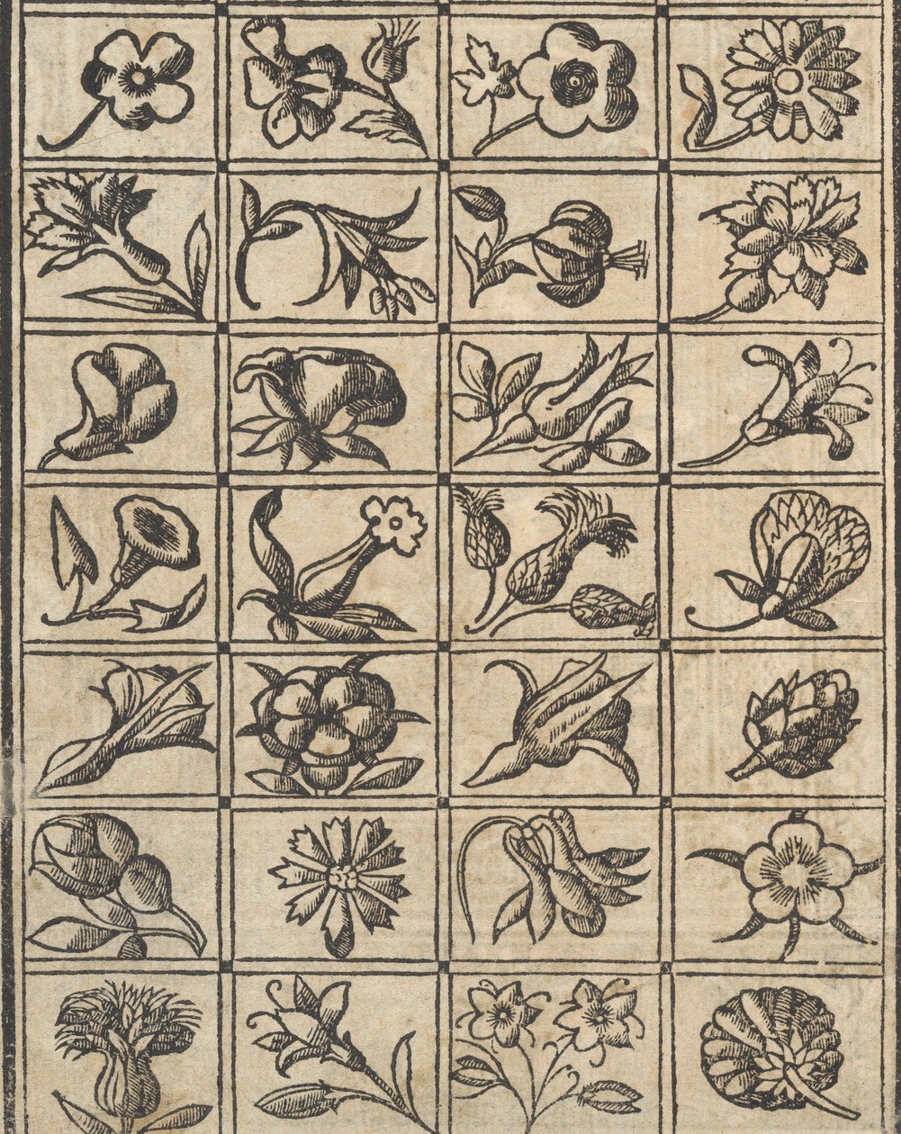 Przykład recammi, strona 10 verso, 1530. autorstwa Giovanni Antonio Tagliente