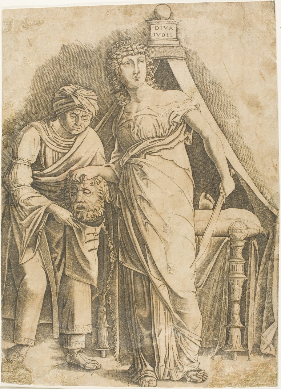 Judyta z głową Holofernesa autorstwa Giovanni Antonio da Brescia