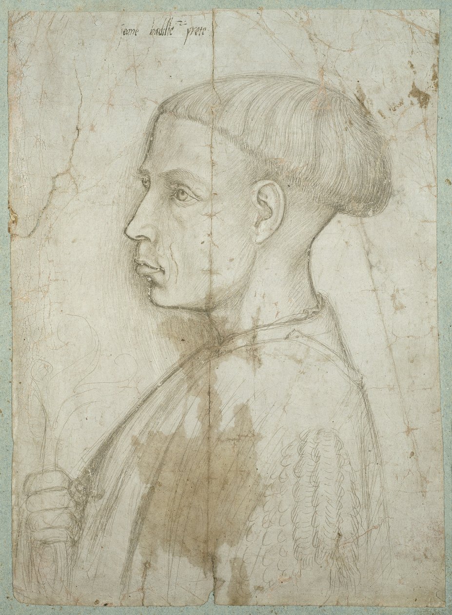 Popiersie młodego mężczyzny z profilu, 1430-40 autorstwa Giovanni Badile