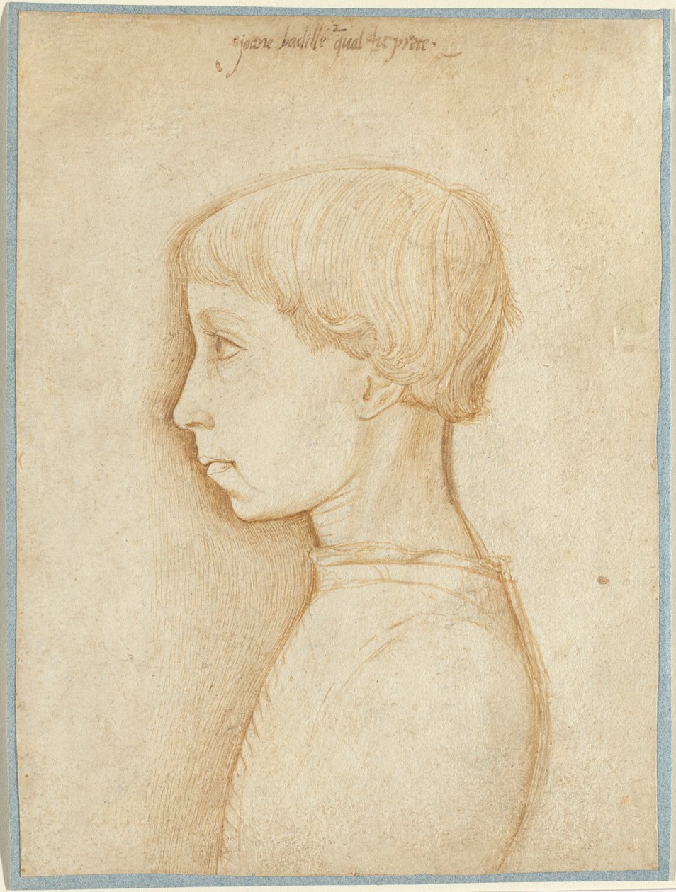 Portret chłopca w profilu autorstwa Giovanni Badile
