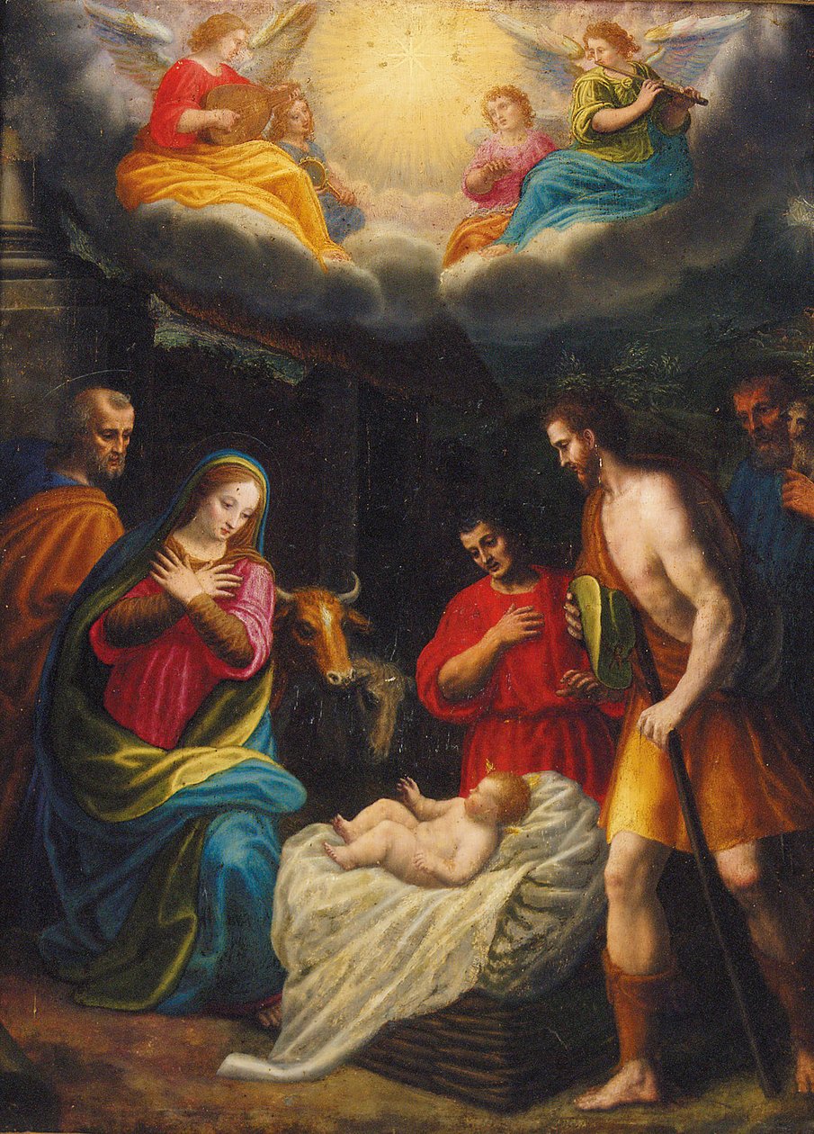 Adoracja pasterzy autorstwa Giovanni Balducci