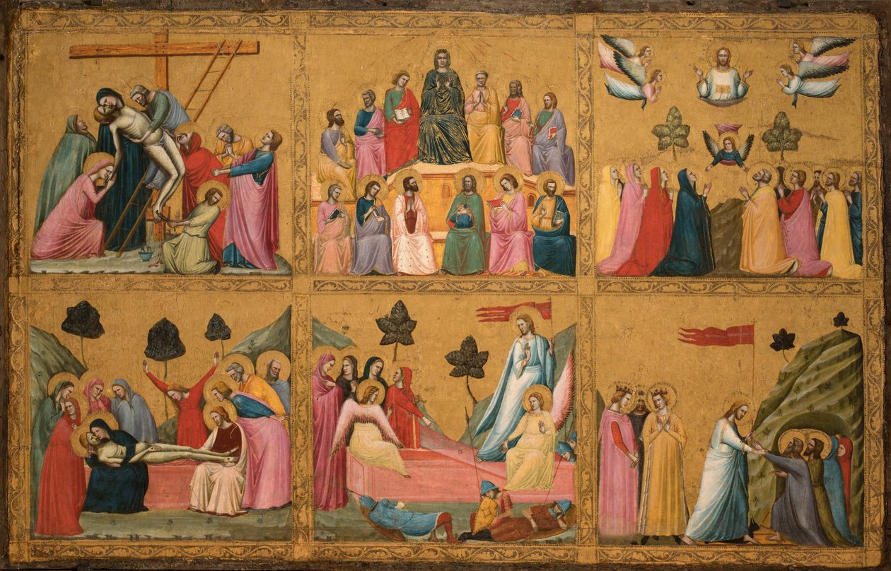 Włoski: Storie della Passione di Cristo Odcinki Męki Pańskiej autorstwa Giovanni Baronzio