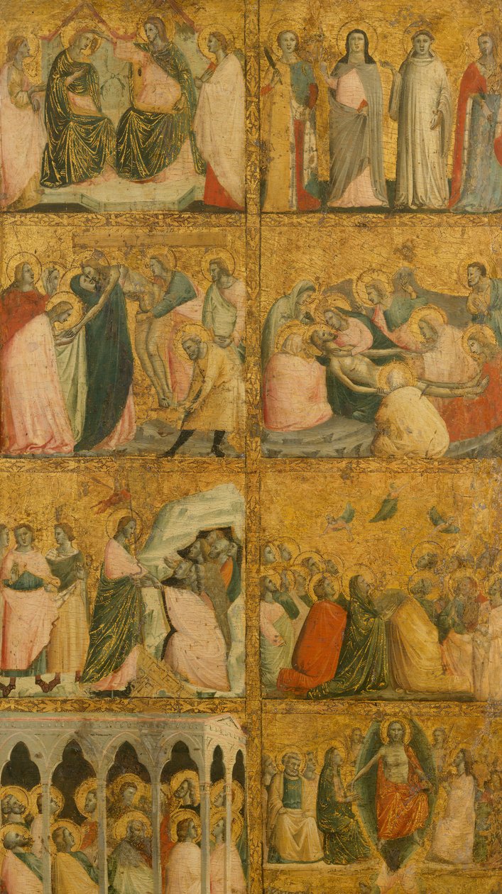 Sceny z życia Chrystusa, połowa lat czterdziestych XIII wieku. autorstwa Giovanni Baronzio