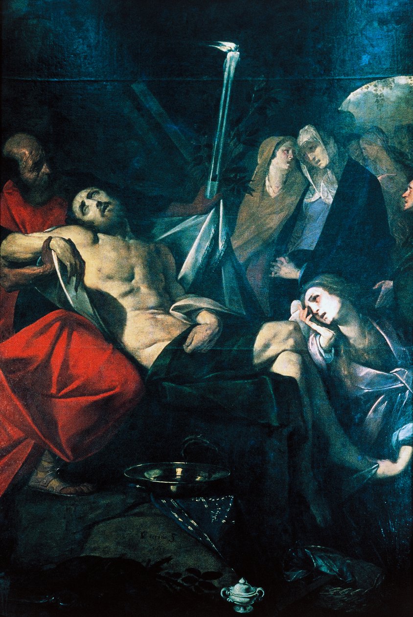 Złożenie Chrystusa do grobu autorstwa Giovanni Battista  Crespi