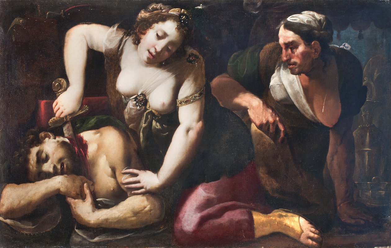 Judyta ścinająca głowę Holofernesowi autorstwa Giovanni Battista (1567 1633) Crespi