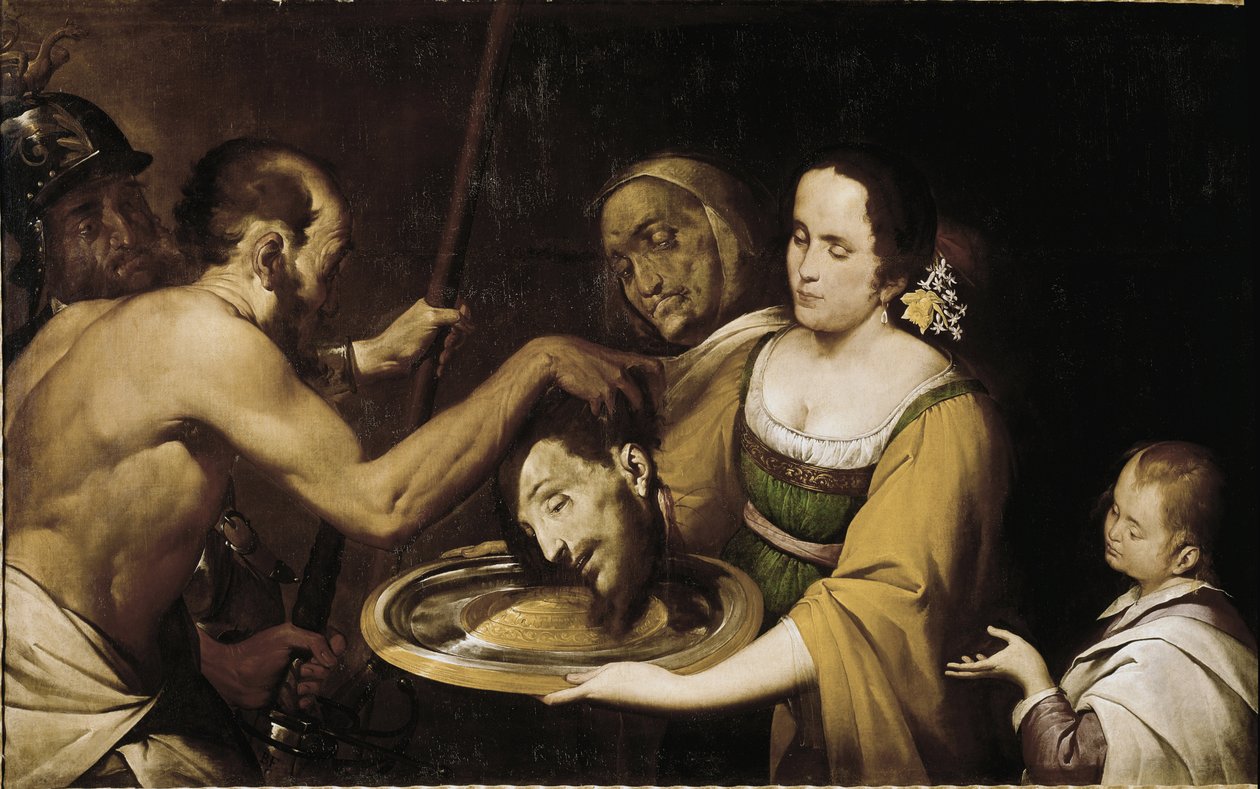 Salome z głową św. Jana Chrzciciela (olej na płótnie) autorstwa Giovanni Battista  Crespi