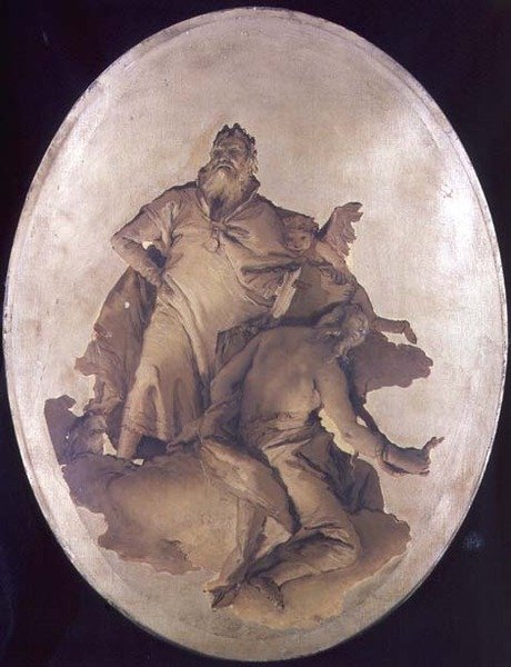 Alegoria Zasługi i Roztropności autorstwa Giovanni Battista Tiepolo