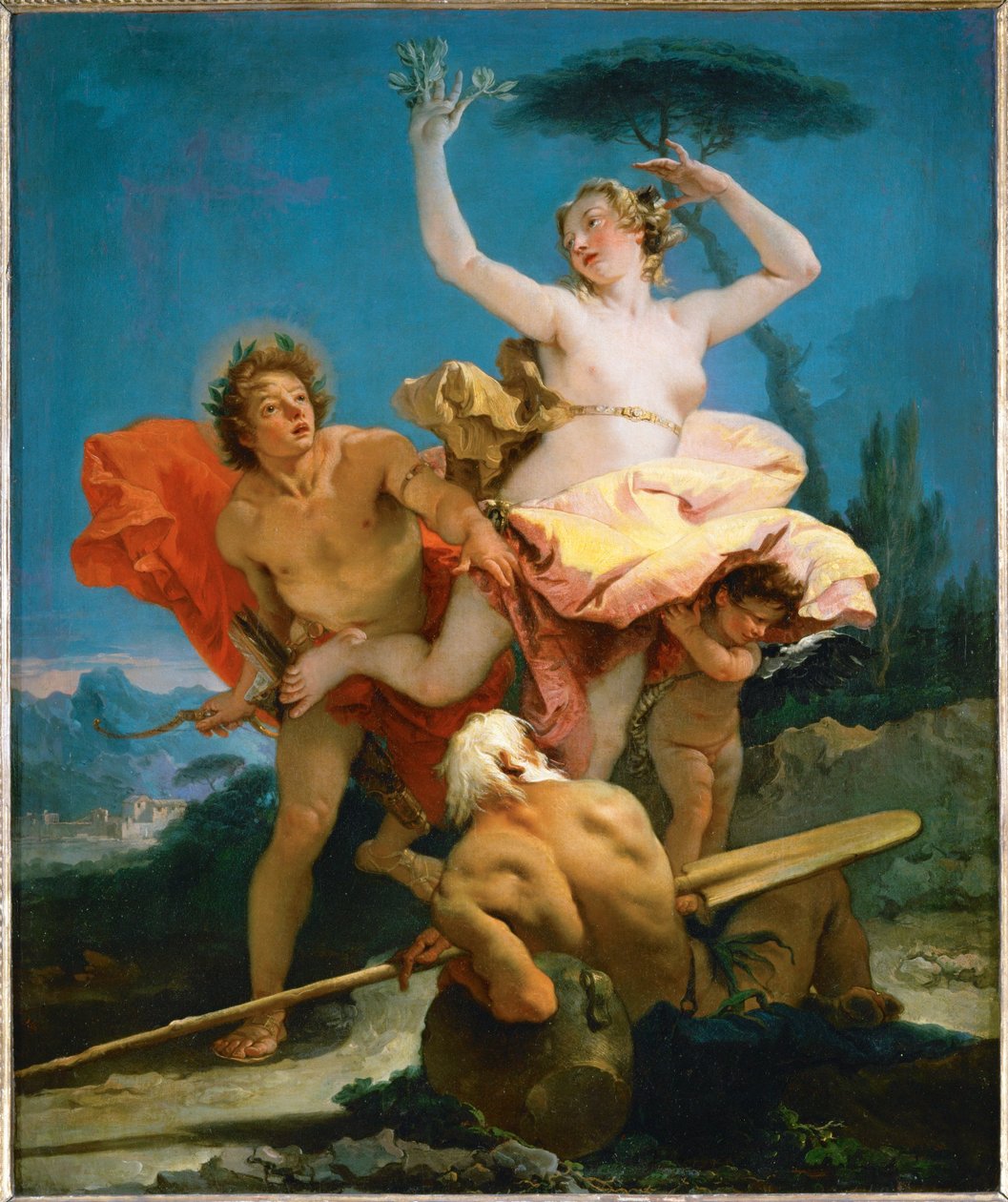 Apollo i Daphne ... autorstwa Giovanni Battista (1696 1770) Tiepolo