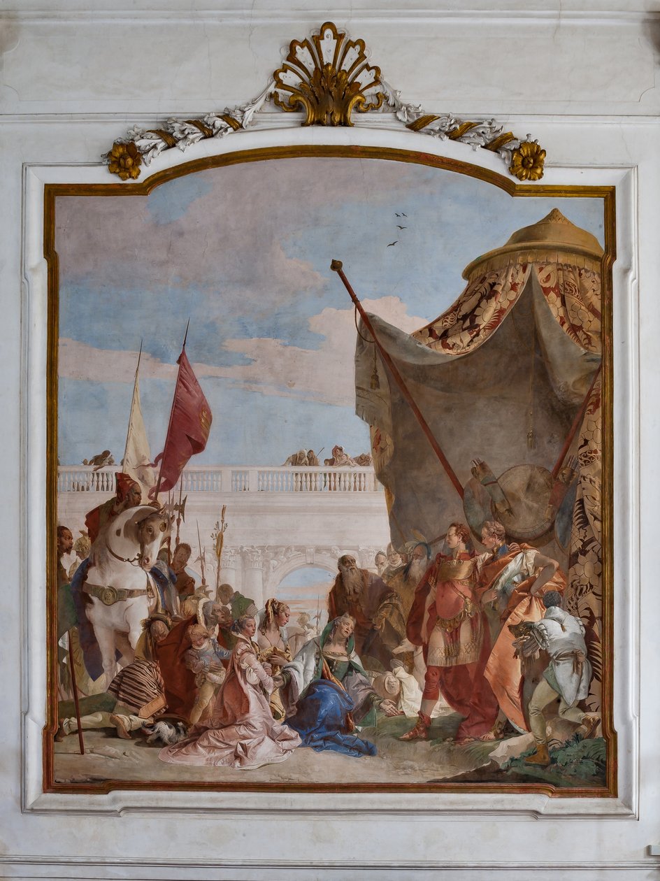 Kontynencja Aleksandra Wielkiego autorstwa Giovanni Battista Tiepolo