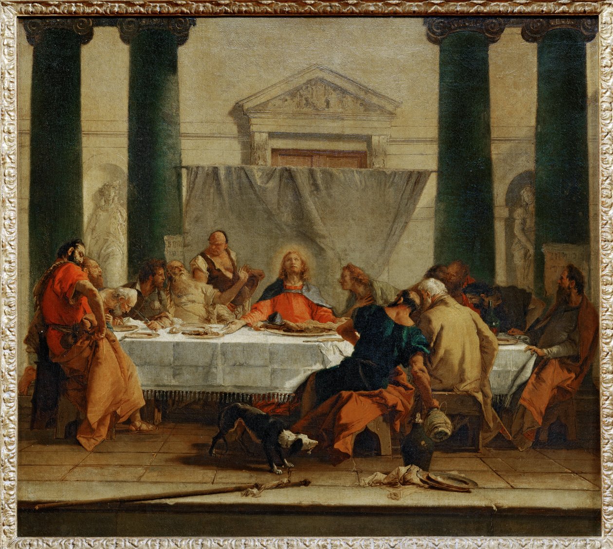 Ostatnia Wieczerza ... autorstwa Giovanni Battista (1696-1770) Tiepolo