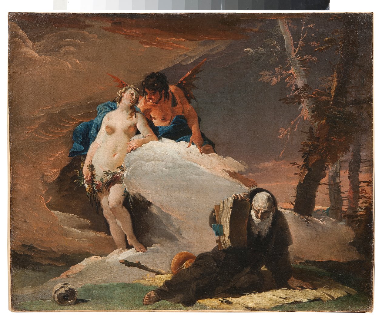 Kuszenie św. Antoniego Opata autorstwa Giovanni Battista Tiepolo