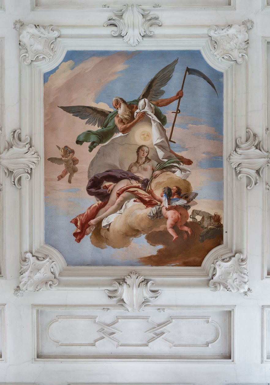 Czas odkrywa prawdę autorstwa Giovanni Battista Tiepolo