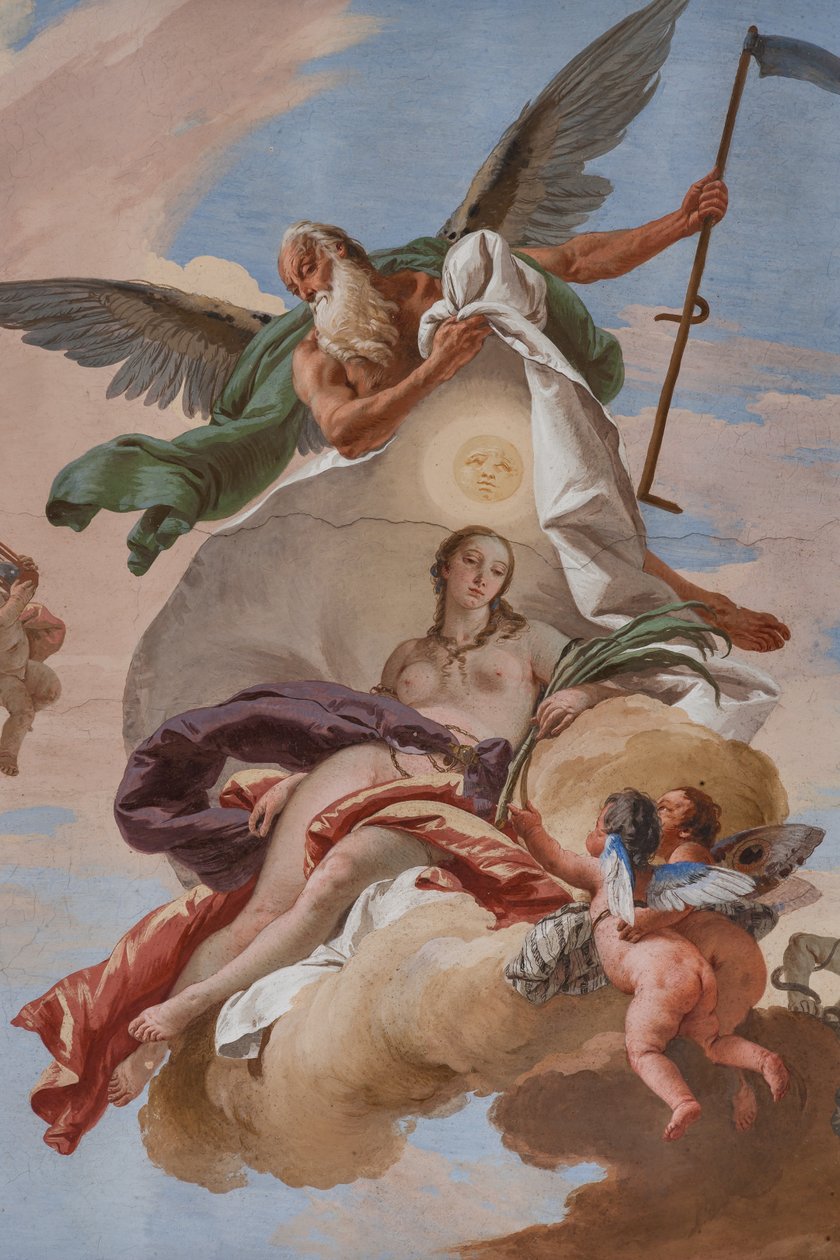 Czas odkrywa prawdę autorstwa Giovanni Battista Tiepolo