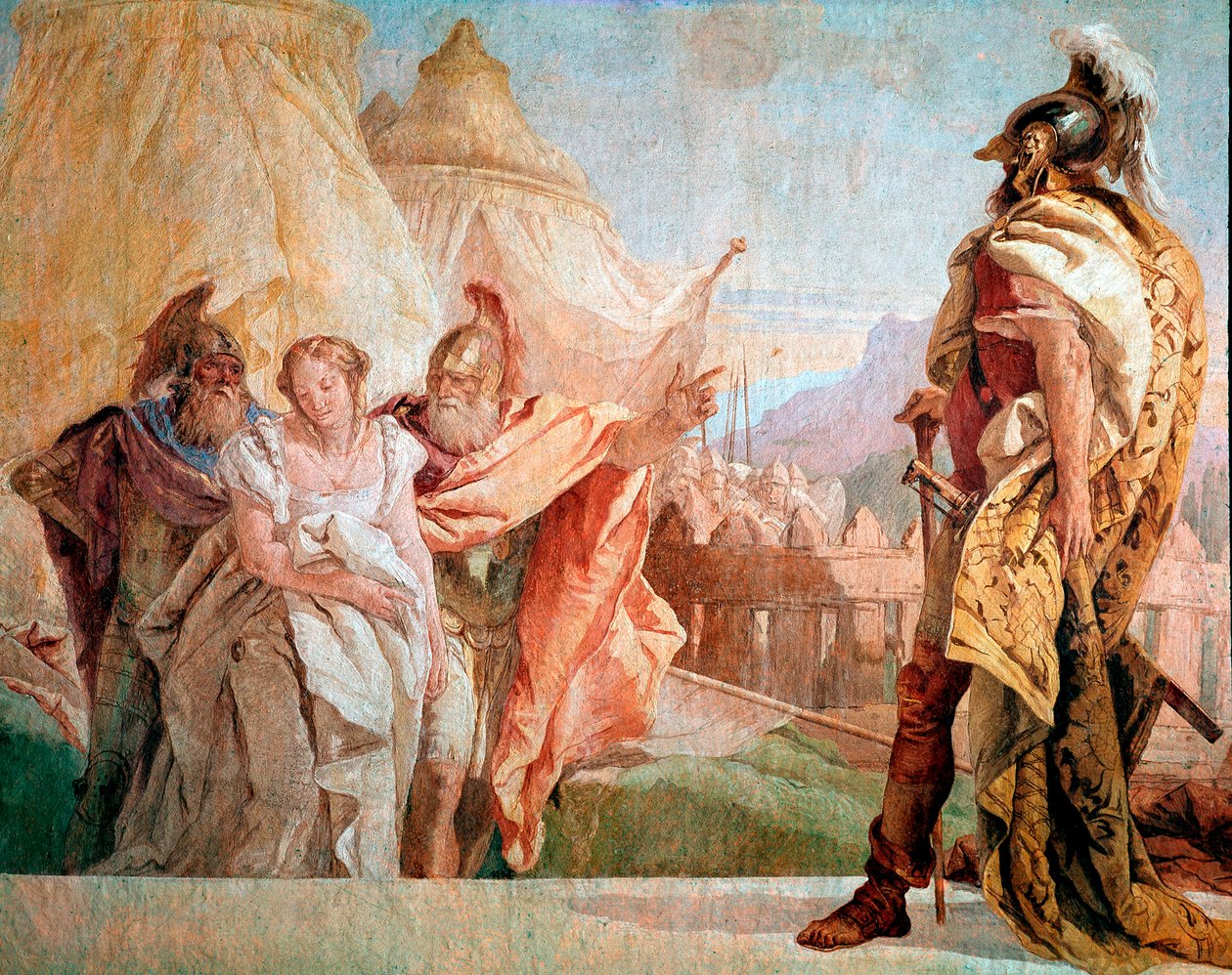 Eliasz z Homera: autorstwa Giovanni Battista Tiepolo