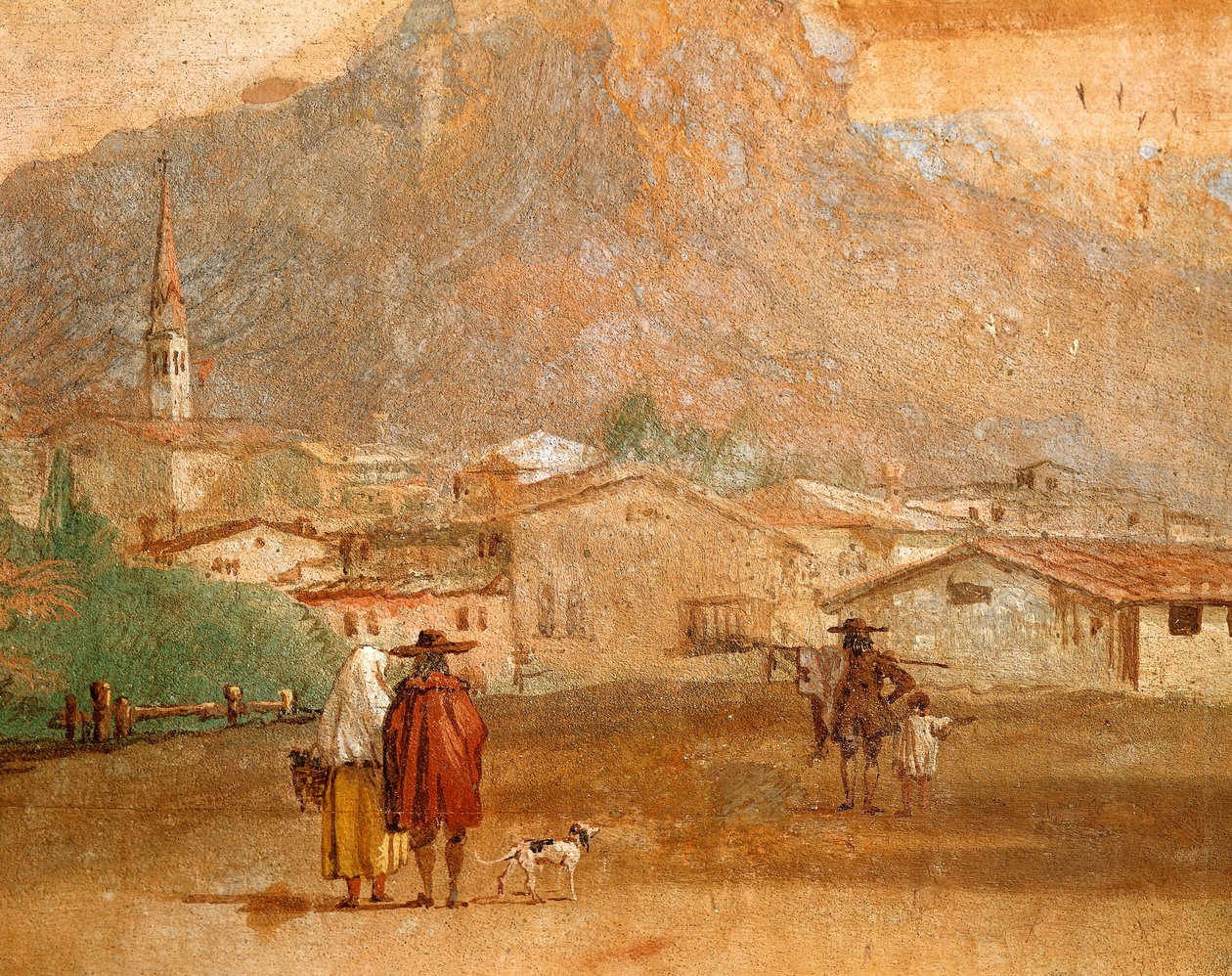 Krajobraz z Kupidynem autorstwa Giovanni Battista Tiepolo