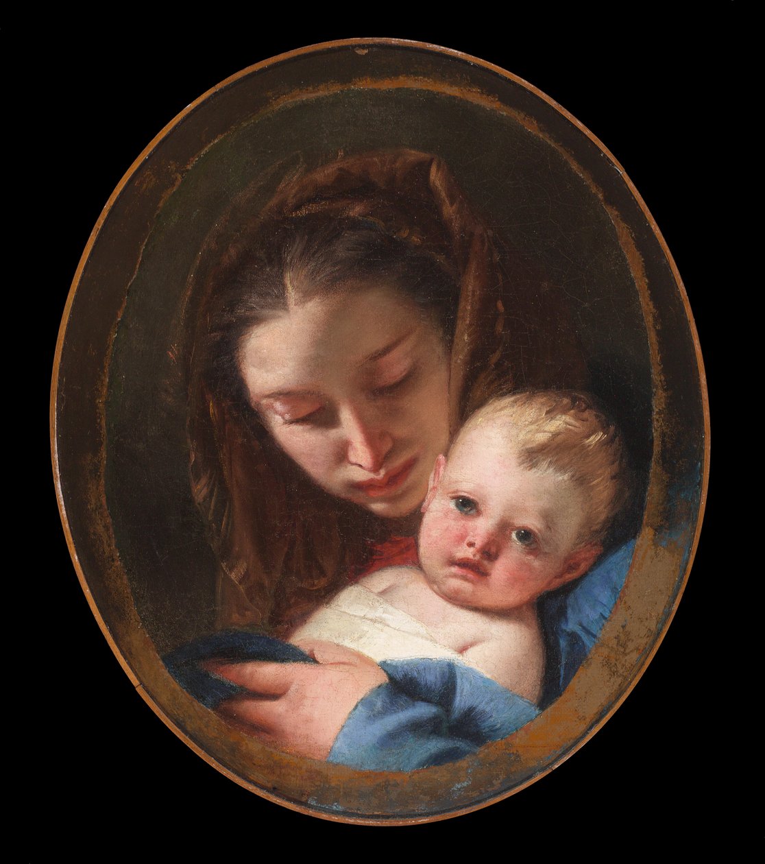 Madonna z Dzieciątkiem, ok. 1730-45 (olej na płótnie) autorstwa Giovanni Battista (1696 1770) Tiepolo