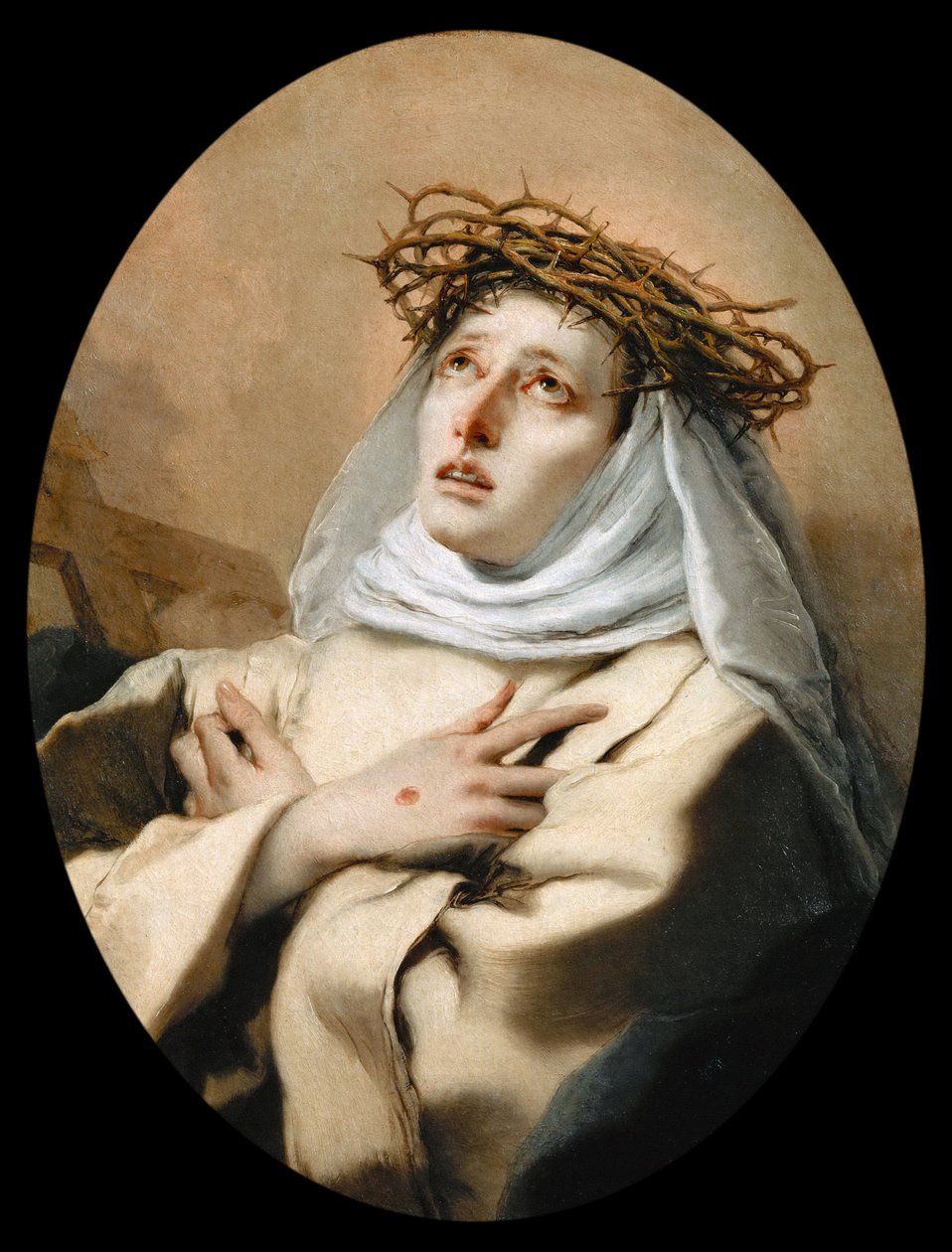 Święta Katarzyna ze Sieny (1347-1380) - Barok: Święta Katarzyna ze Sieny autorstwa Tiepolo, Giambattista (1696-1770) autorstwa Giovanni Battista Tiepolo