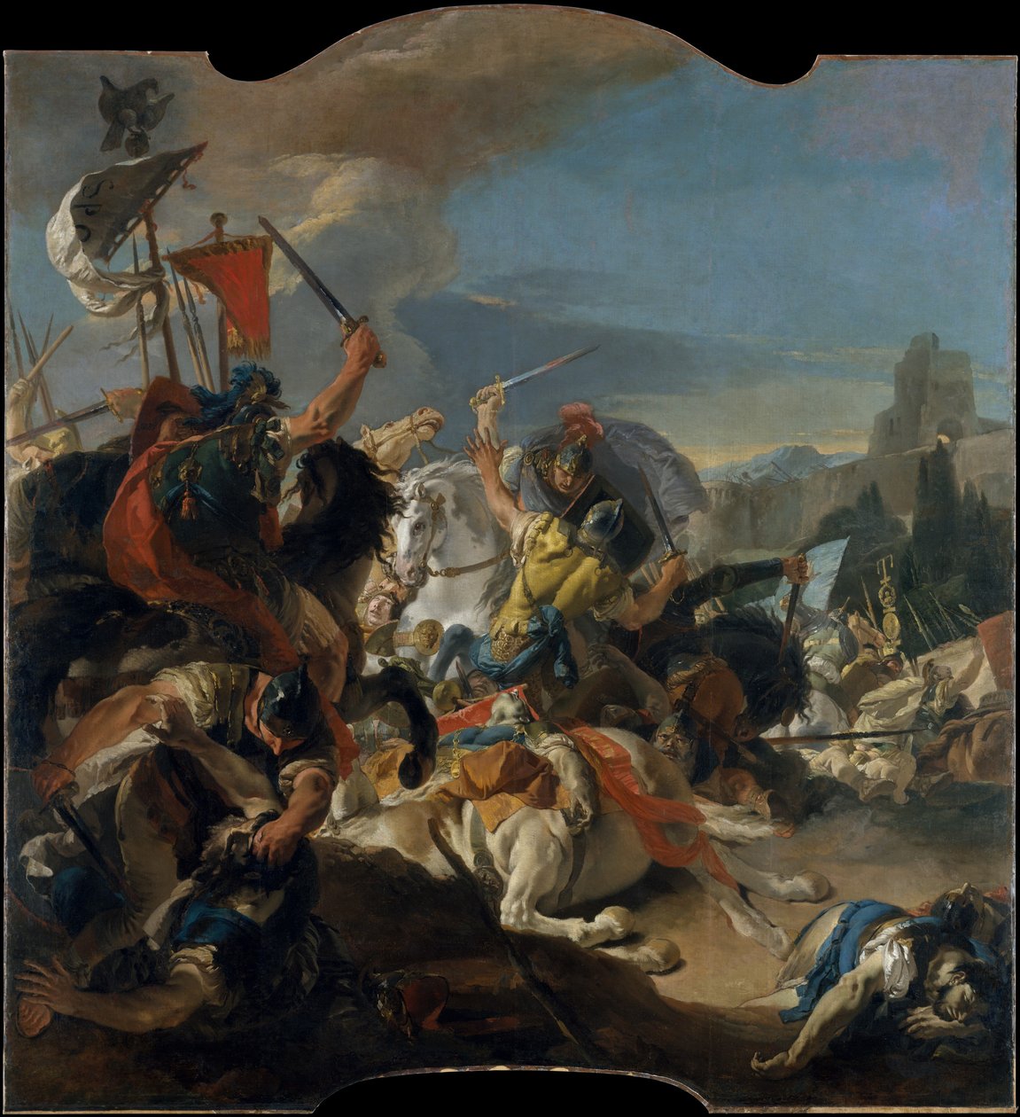 Bitwa pod Vercellae autorstwa Giovanni Battista Tiepolo