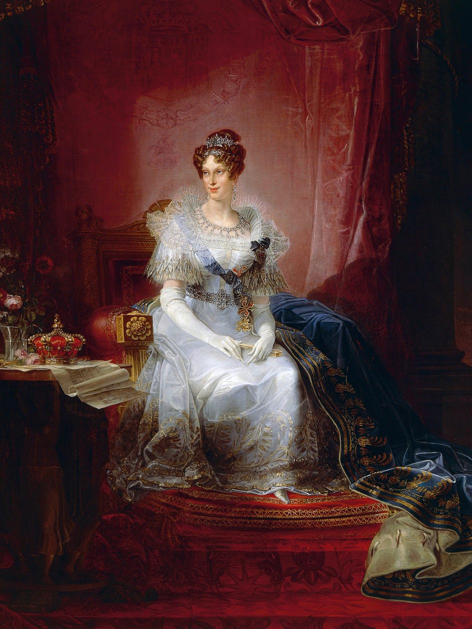 Portret Marii Louise, księżnej Parmy (Wiedeń) autorstwa Giovanni Battista Borghesi