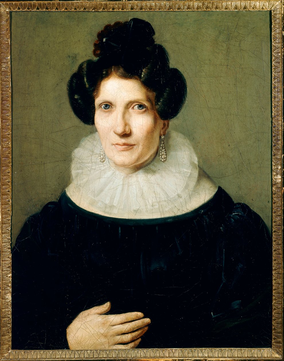 Portret Marie Louise z Habsbourg Lorraine, cesarzowej Francji (1791-1847) w wieku 50 lat (1791-1847) autorstwa Giovanni Battista Borghesi