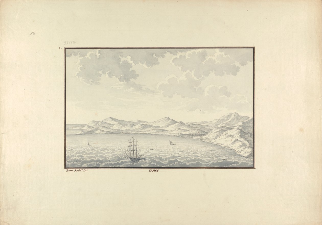 Samos autorstwa Giovanni Battista Borra