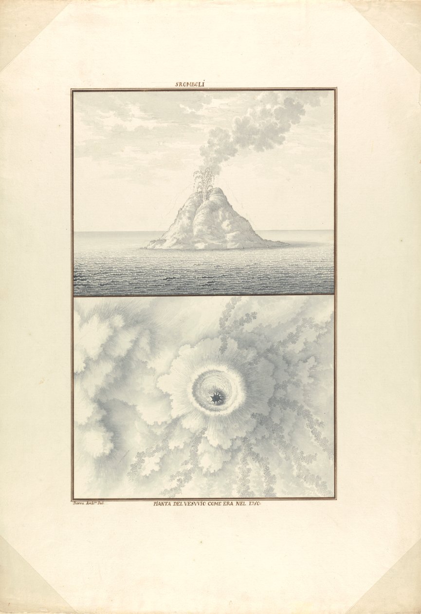 Stromboli autorstwa Giovanni Battista Borra