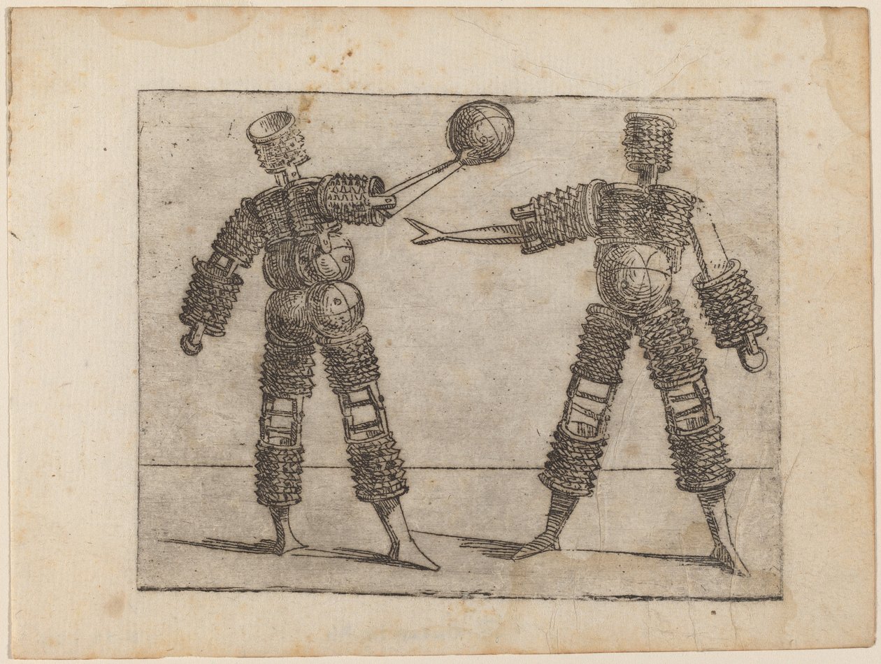 Z „Bizzarie di different Figures” autorstwa Giovanni Battista Bracelli