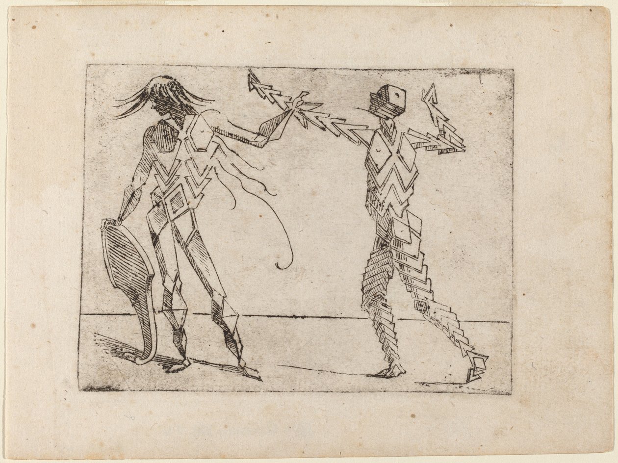 Z „Bizzarie di different Figures” autorstwa Giovanni Battista Bracelli