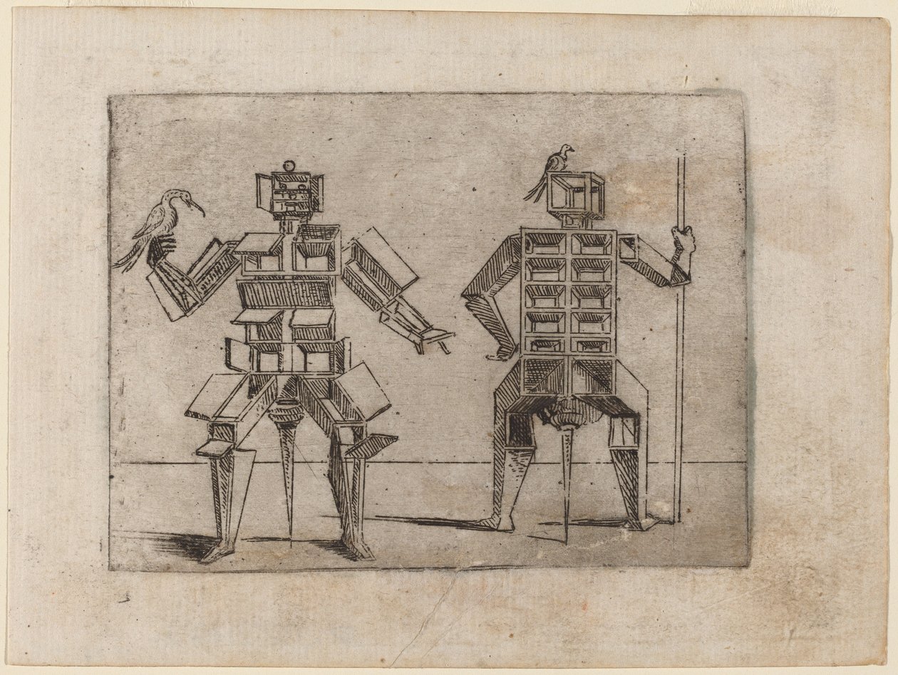 Z „Bizzarie di different Figures” autorstwa Giovanni Battista Bracelli