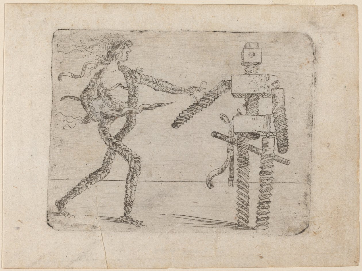 Z „Bizzarie di different Figures” autorstwa Giovanni Battista Bracelli