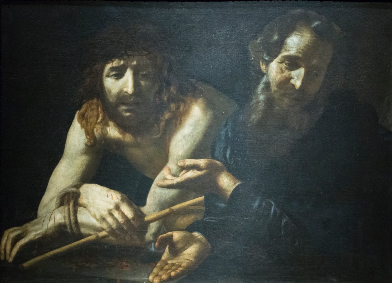 Oto człowiek autorstwa Giovanni Battista Caracciolo