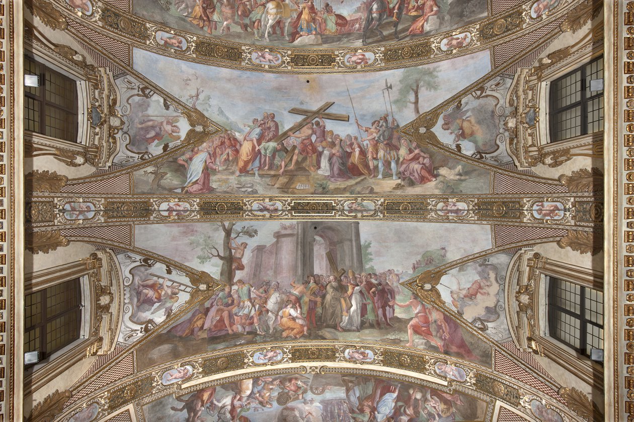 Historie Świętego Krzyża, 1631-32 autorstwa Giovanni Battista Carlone