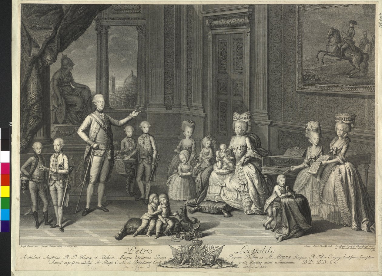 Święty Cesarz Rzymski Leopold II autorstwa Giovanni Battista Cecchi