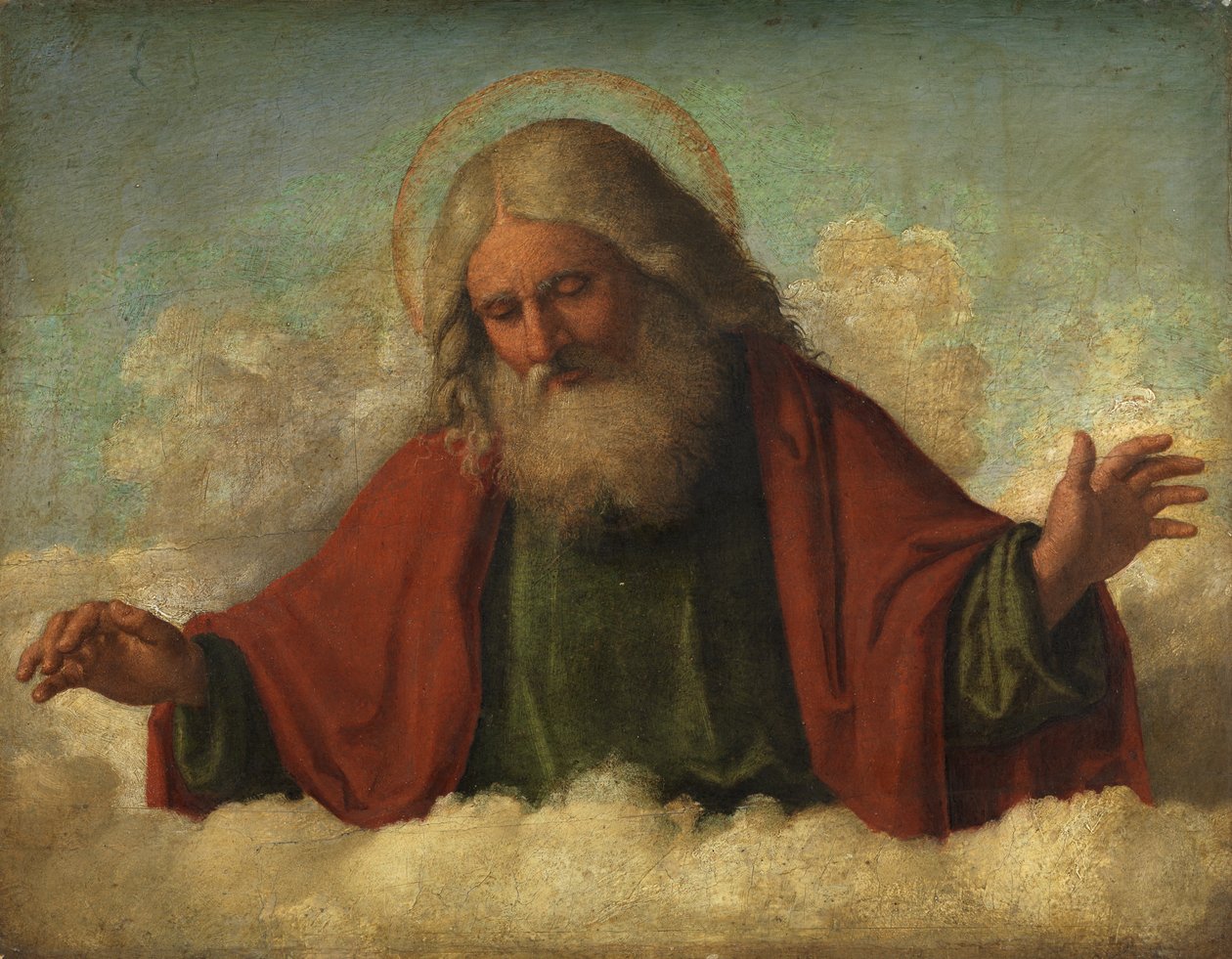 Bóg Ojciec, ok. 1510-17 autorstwa Giovanni Battista Cima da Conegliano