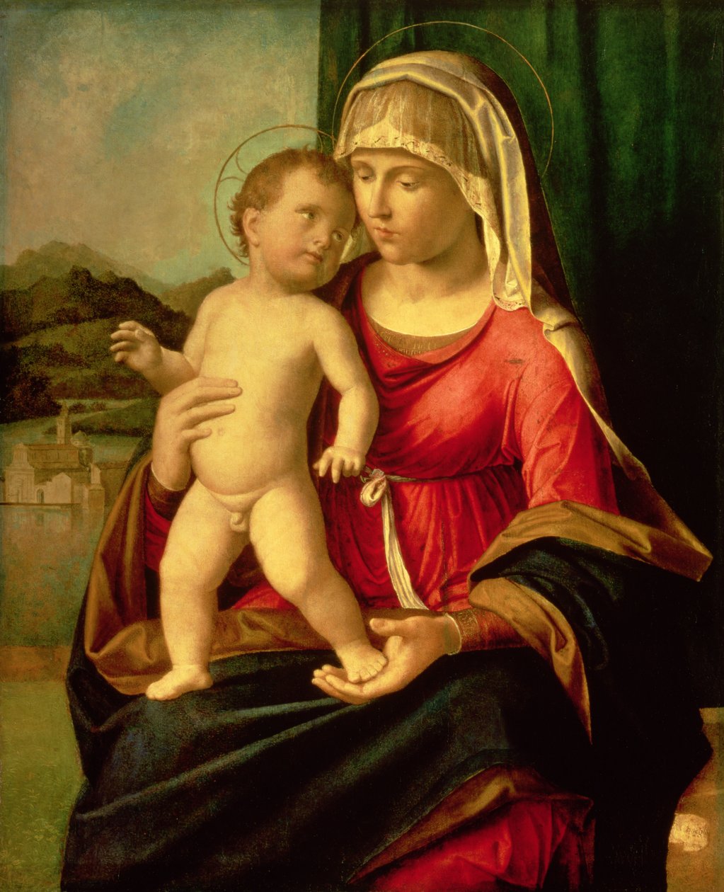Madonna z Dzieciątkiem (olej na płótnie) autorstwa Giovanni Battista Cima da Conegliano
