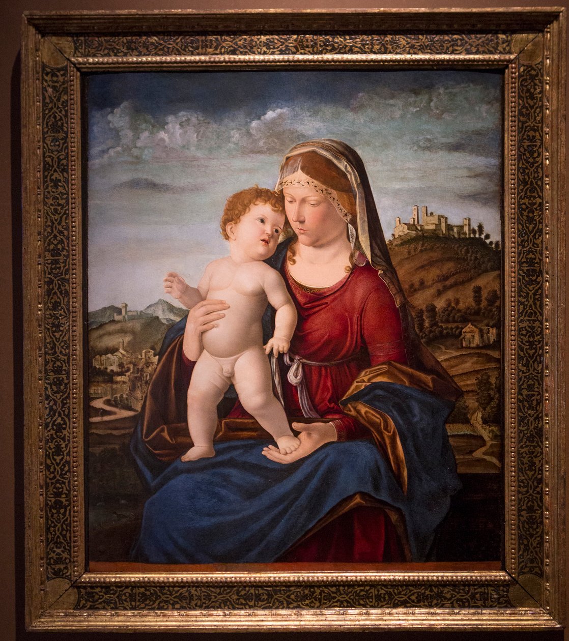 Madonna z Dzieciątkiem (olej na płótnie) autorstwa Giovanni Battista Cima da Conegliano