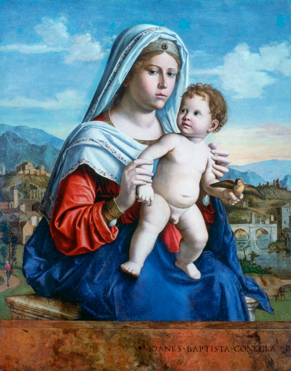 Dziewica z Dzieciątkiem, ok. 1505. autorstwa Giovanni Battista Cima da Conegliano