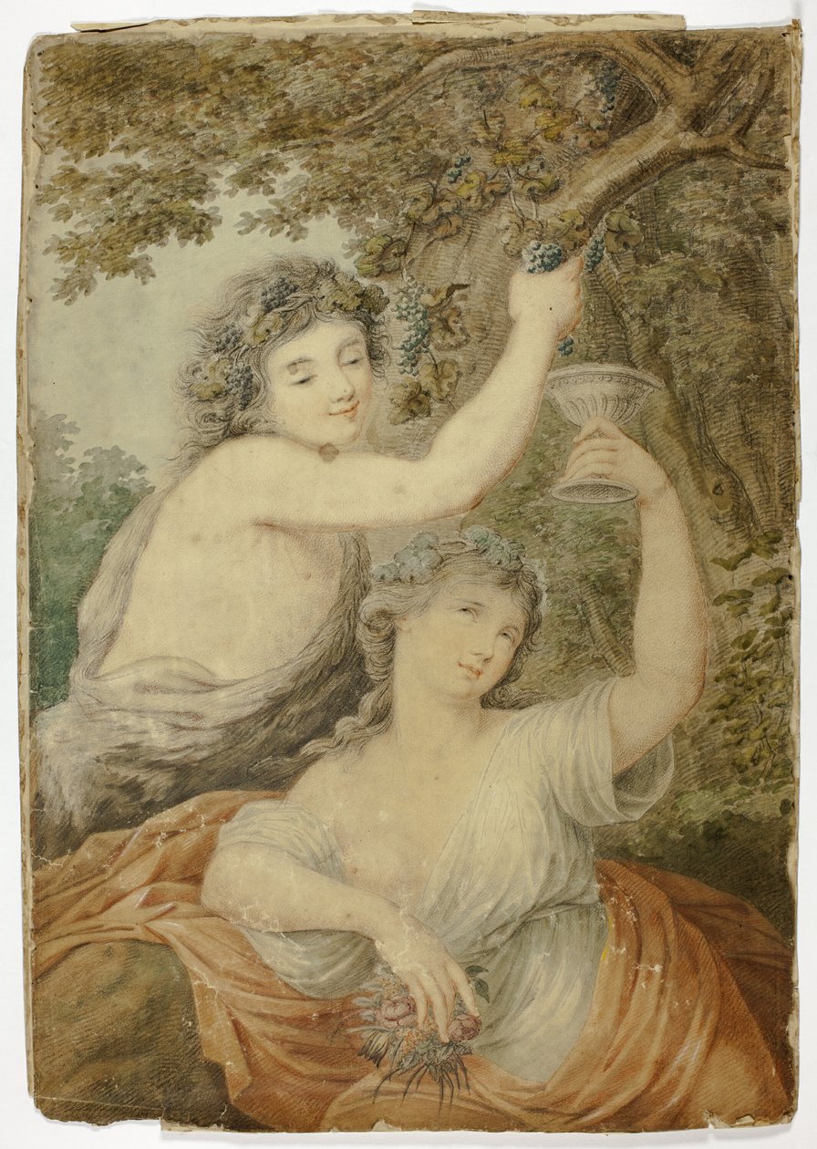 Bachus i Maiden autorstwa Giovanni Battista Cipriani