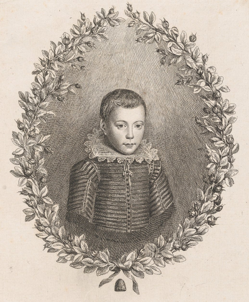 John Milton jako chłopiec, 1760. autorstwa Giovanni Battista Cipriani