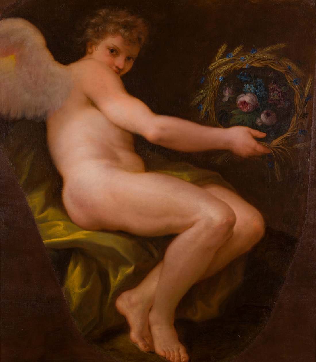 Jeden z pary obrazów alegorycznych: Pokój i obfitość, ok. 1747-85 (olej na płótnie) autorstwa Giovanni Battista Cipriani