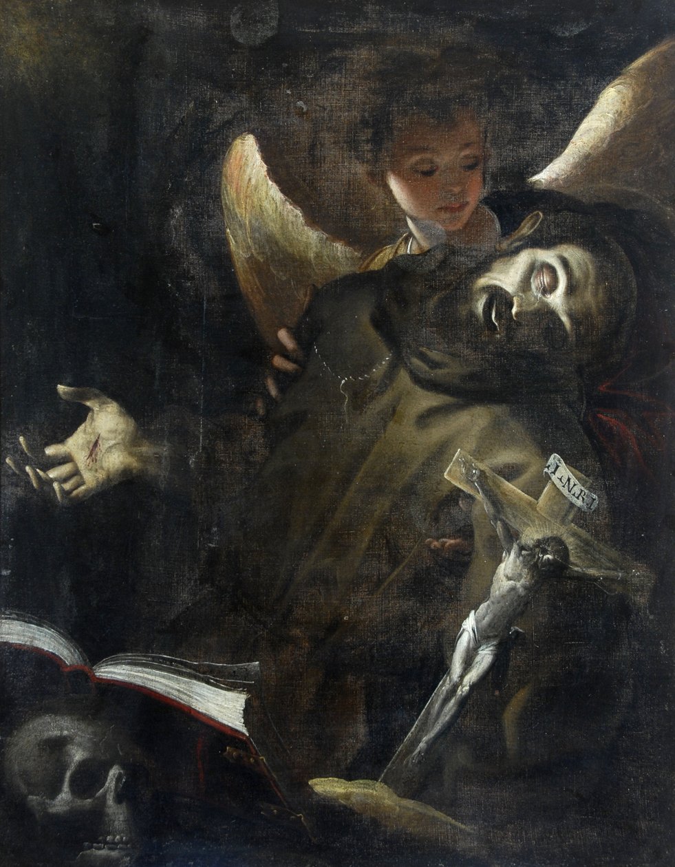 Św. Franciszek w ekstazie, ok.1598 autorstwa Giovanni Battista Crespi