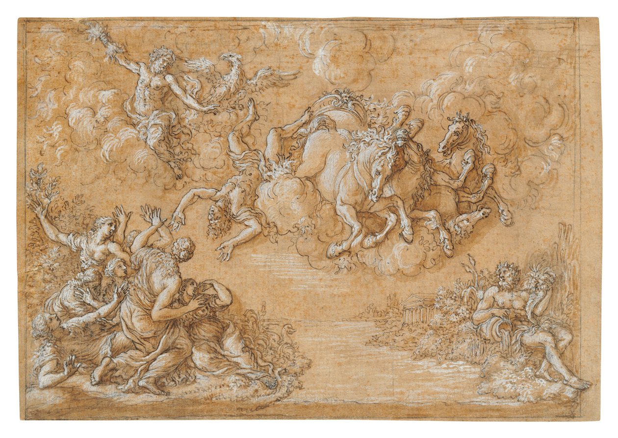 Upadek Faetona autorstwa Giovanni Battista Foggini