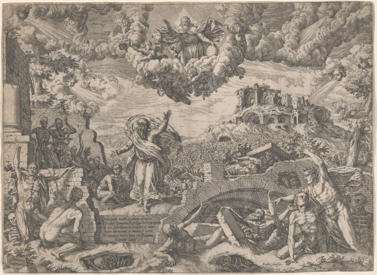 Wizja Ezechiela autorstwa Giovanni Battista Fontana