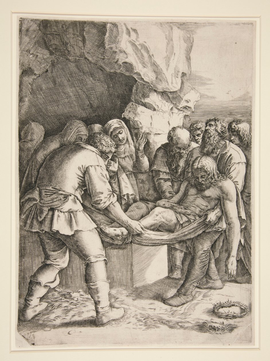Złożenie do grobu autorstwa Giovanni Battista Franco (called Il Semolei)