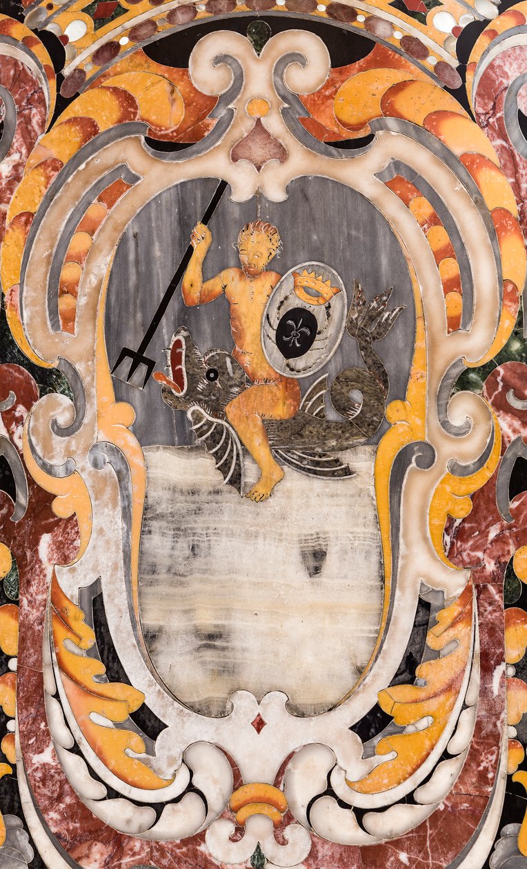 Katedra San Cataldo, kaplica San Cataldo, ołtarz świętego, detal, Taranto, Apulia (zdjęcie) autorstwa Giovanni Battista Lombardelli