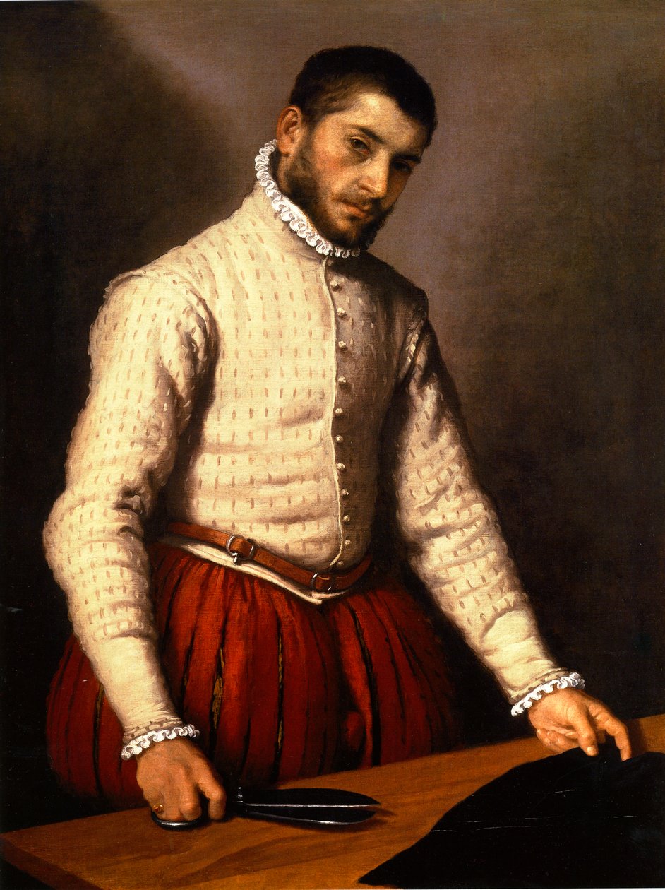 Włoski: Krawiec autorstwa Giovanni Battista Moroni