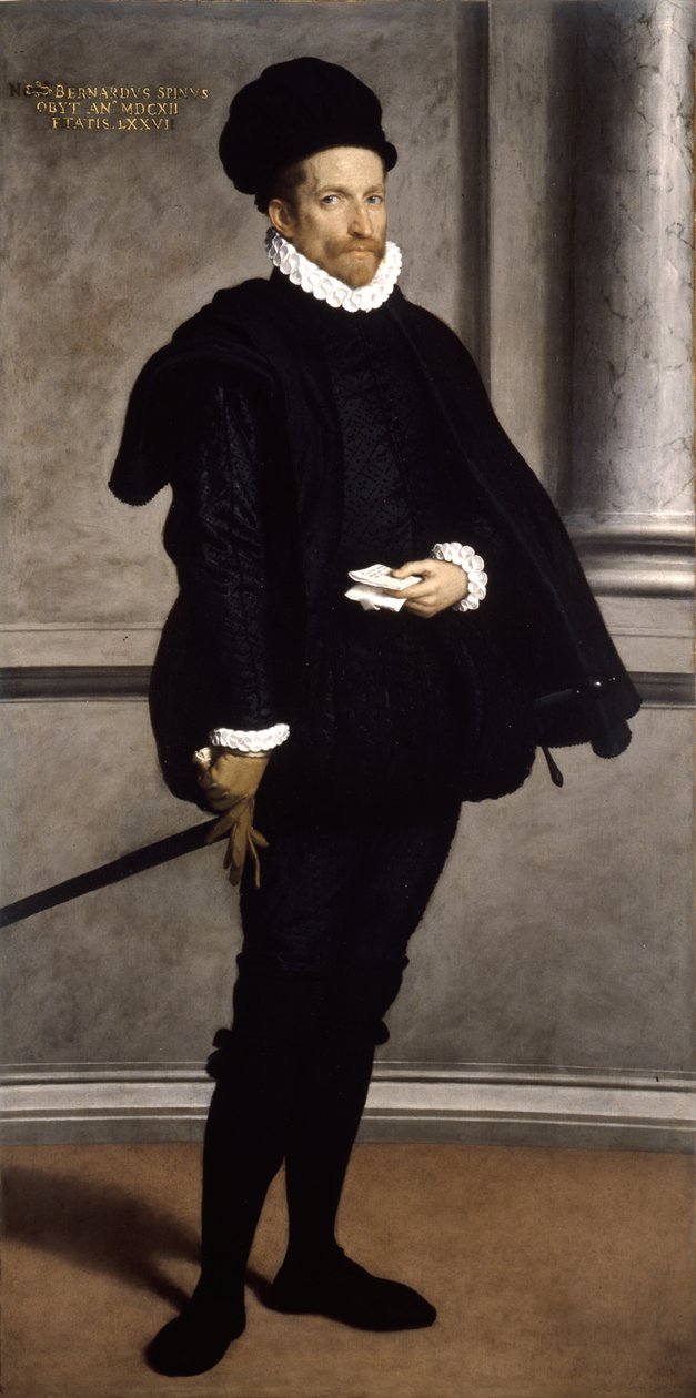 Portret Bernarda Spiniego, ok. 1573-1575. autorstwa Giovanni Battista Moroni