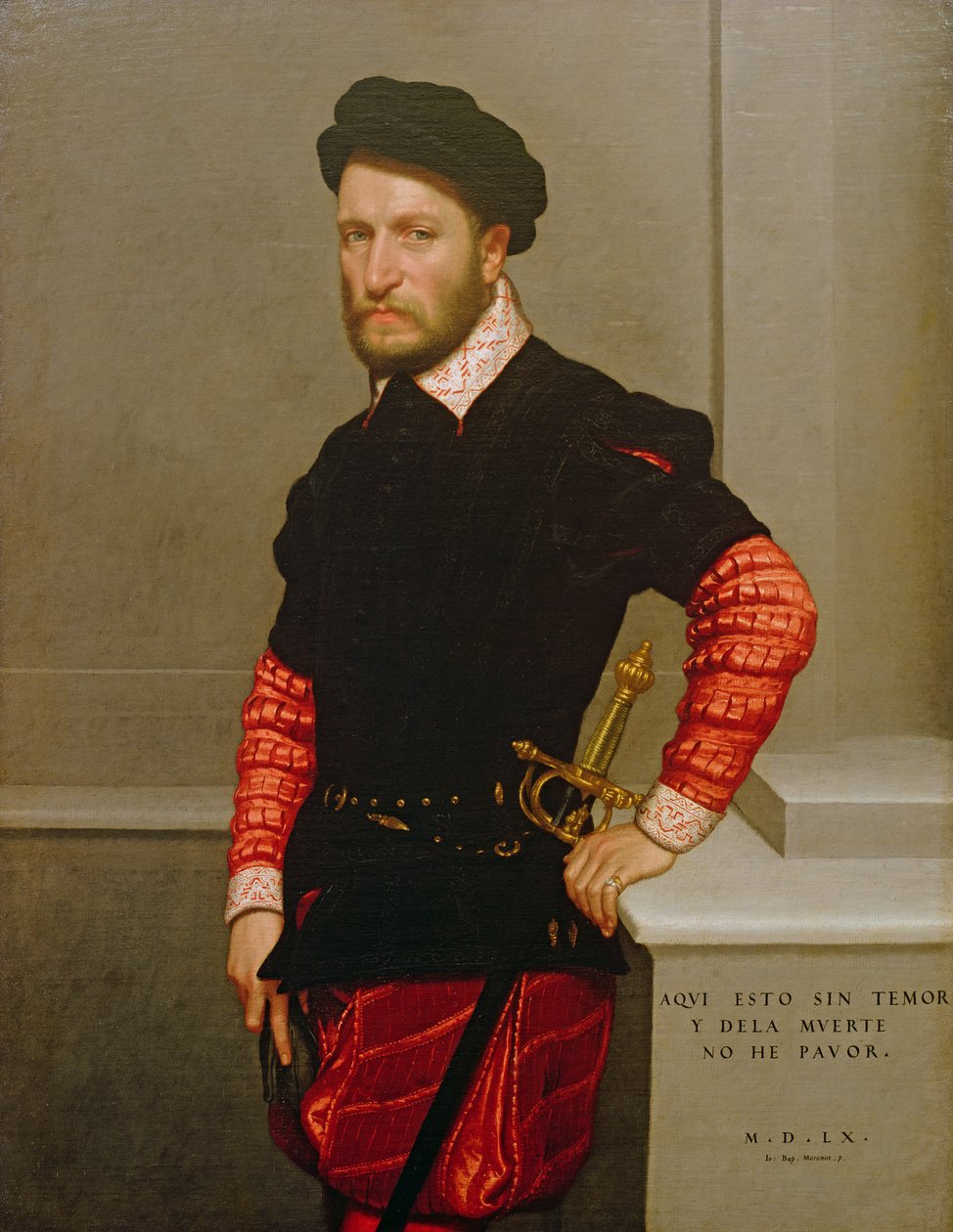 Portret Don Gabriela de la Cueva, księcia Albuquerque (1525-71) 1560 autorstwa Giovanni Battista Moroni