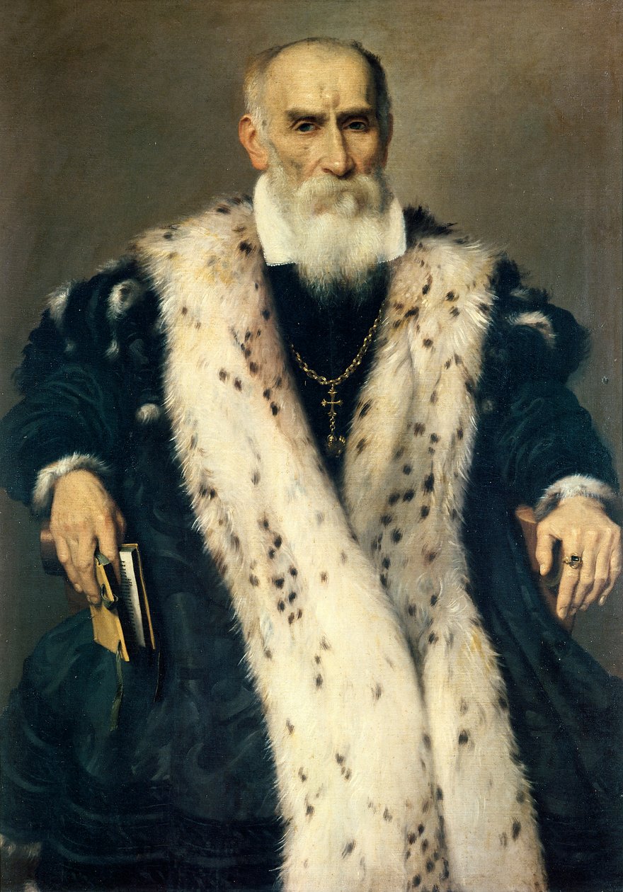 Portret Gian Gerolamo Albaniego – Giovanni Battista Moroni (ok. 1525-1578), olej na płótnie autorstwa Giovanni Battista Moroni
